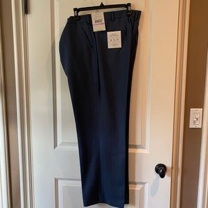 NWT Perry Ellis Portfolio Blue Slate Dress Slacks 38x30